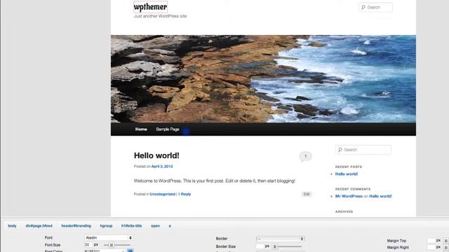 Change font on Wordpress and Magento with Themer смотреть онлайн