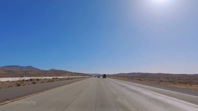 Las Vegas To Los Angeles Complete Scenic Drive | Nevada To Southern California | Mojave Desert 4K