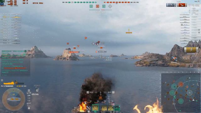 World of Warships - Everybody is a sniper [HMS Thunderer] смотреть онлайн