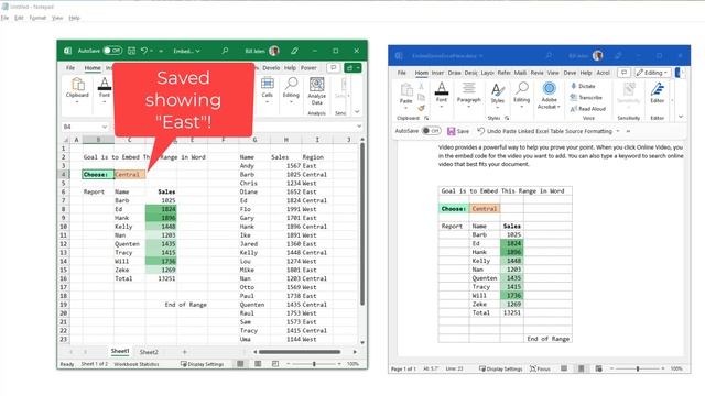 Excel - Embedding Excel Range in a Word Document - Strategic Finance July 2023 - Episode 2609 смотреть онлайн