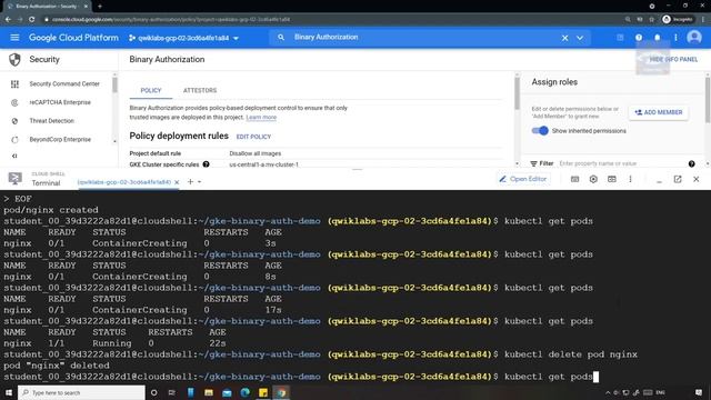 Google Kubernetes Engine Security Binary Authorization Qwiklabs GSP479 смотреть онлайн