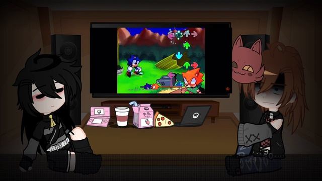Fnf react to GameBreaker || Sonic.exe and FNAF || ?⚙️⛓ || :3 смотреть онлайн