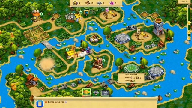 Gnomes Garden - level 33 walkthrough 3 stars смотреть онлайн
