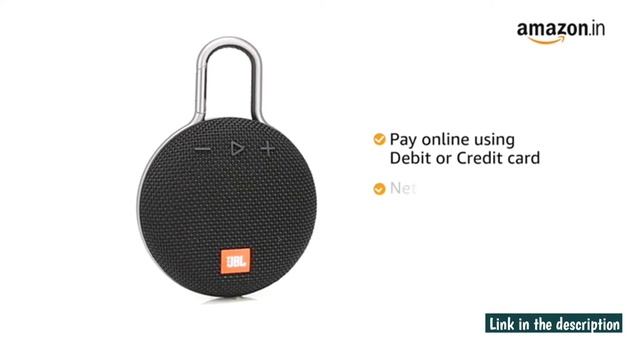 JBL Clip 3 Awesome product - best speaker under 3000 - Wireless Bluetooth - ultra portable смотреть онлайн