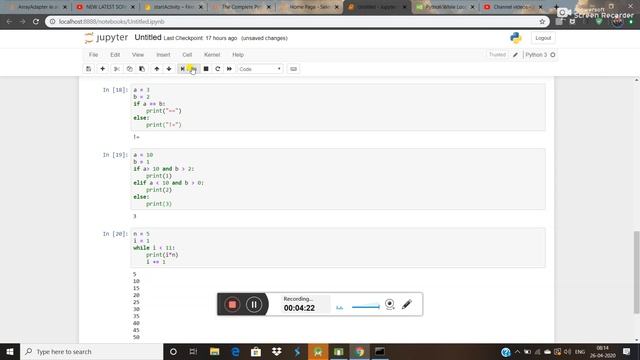 Python from beginning - 3 (for, while, do-while, if-else and elif) смотреть онлайн