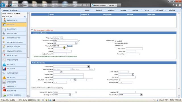 PodPractice (2020-EHR) Software - Patient Registration смотреть онлайн