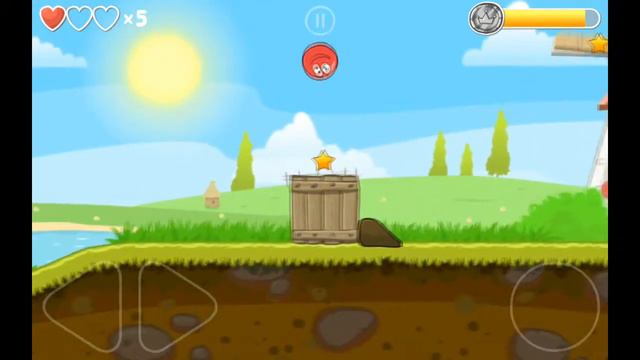 Прохождение Red ball 4 6-10 уровень. Красный шарик - зеленые холмы. смотреть онлайн