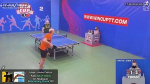 Dr Neubauer BOOMERANG CLASSIC - Длинные Шипы ОХ СПРАВА: Сулим Александр игра длинными шипами у стол