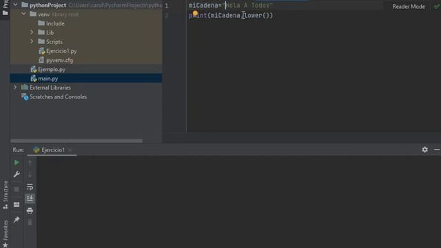 34 Convertir una cadena a minúsculas Método Lower en Python смотреть онлайн