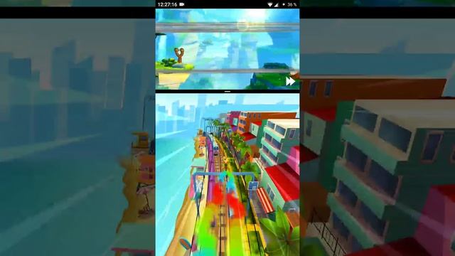 Играем в две игры одновременно,используя мультиоконный режим. смотреть онлайн