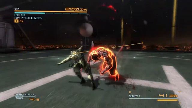 Metal Gear Rising - Sen. Armstrong Boss Fight (Sam DLC, Very Hard, No Damage, S Rank) смотреть онлайн