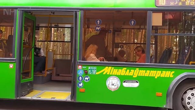 Автобус Борисова МАЗ 103.486 №Ат0851-5 на о.п Печи смотреть онлайн