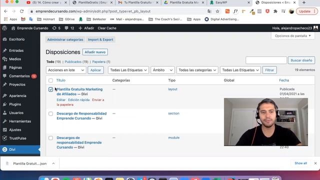 14.1. Como Importar una Plantilla JSON de DIVI a Wordpress смотреть онлайн