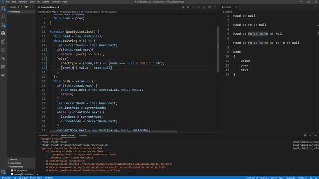 Doubly Linked List with Javascript смотреть онлайн