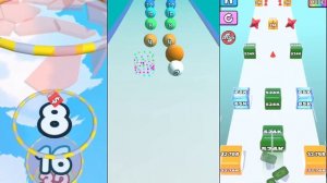 Jelly Tube Run 2048 vs Merge 2048 Run Balls vs Jelly Run gameplay android iOS