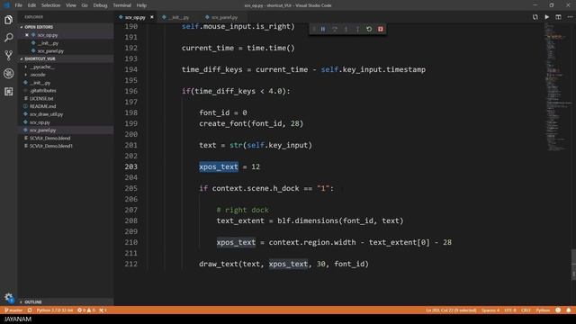 Blender 2.8 Screencast addon Update Docking смотреть онлайн