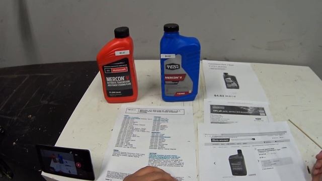 Mercon Vs. Mercon V - Ford TSB 07-1-7