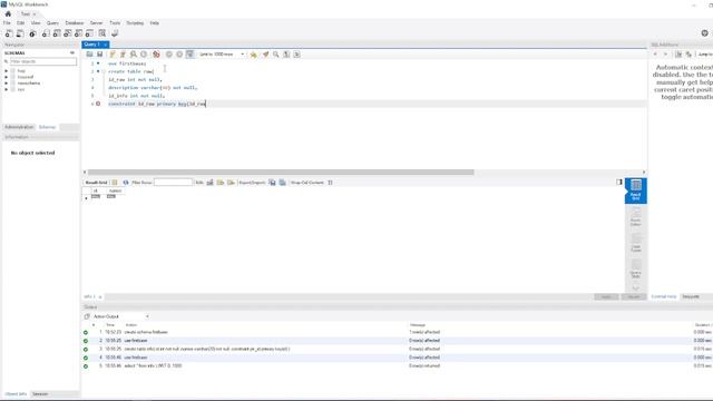 Primary key and Foreign key MySQL Workbench. смотреть онлайн