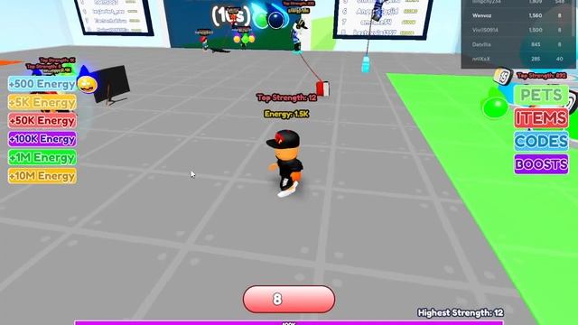 *NEW* UPDATE! CODES* [?X2 EVENT⚡]?? Muscle Race Clicker ROBLOX смотреть онлайн