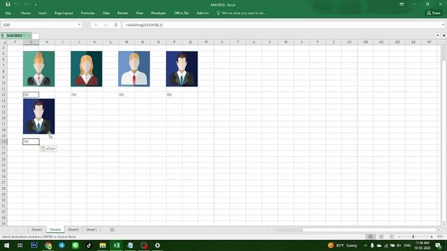 INSERT PICTURES & AUTO RESIZE WITH SELECTED CELLS (EXCEL VBA) смотреть онлайн