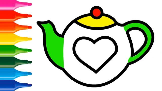 Bolalar uchun choynak rasm chizish смотреть онлайн