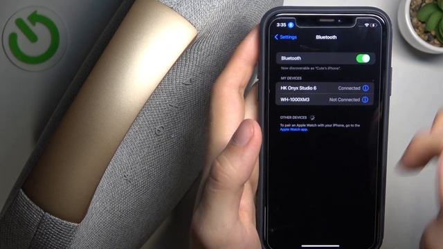 Как отключить от айфона колонку Harman Kardon Onyx Studio 6 смотреть онлайн