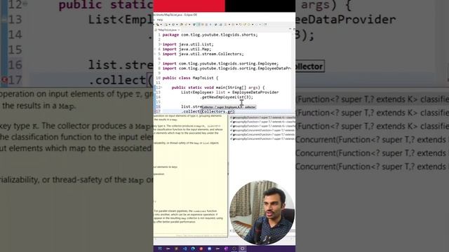 List to Map using streams Java #Tlog #java #javaprogramming #javatutorial #certification #technolog смотреть онлайн