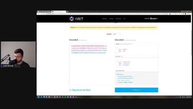 Securing Web Apps with JWT смотреть онлайн