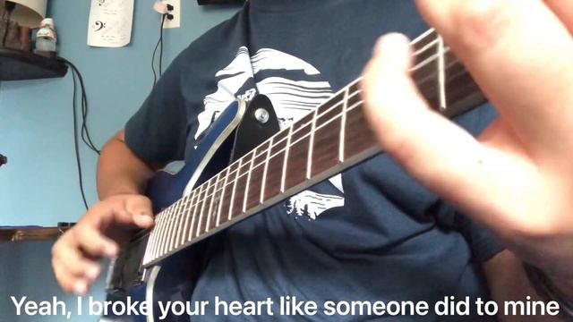 Save Your Tears - The Weeknd (Fingerstyle Electric Guitar Cover) + Lyrics смотреть онлайн