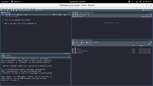 Create Project on GitLab and import into RStudio смотреть онлайн