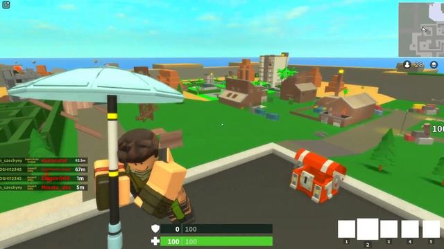 FORTNITE НА МИНИМАЛКАХ | Gameplay - Fortblox в roblox смотреть онлайн