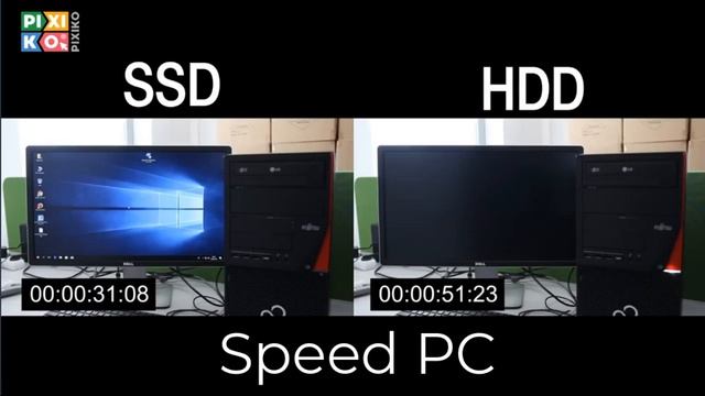 Как ускорить ноутбук / компьютер. SSD vs HDD | Speed PC | Windows 10 смотреть онлайн