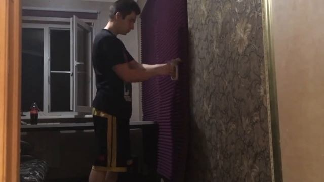 Звукоизоляция комнаты. Акустический поролон для стримов / студии звукозаписи. смотреть онлайн