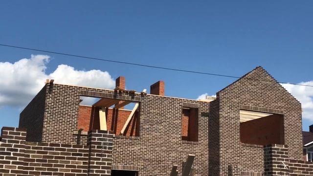 Строим крышу! Мауэрлат, лаги, короба. смотреть онлайн