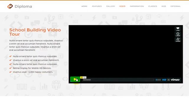 Diploma - Education Bootstrap Responsive Landing - CoralixThemes смотреть онлайн