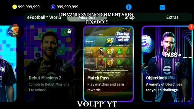 EFOOTBALL 2024 COM DINHEIRO INFINITO E TUDO LIBERADO - APK MOD EFOOTBALL 2024 смотреть онлайн