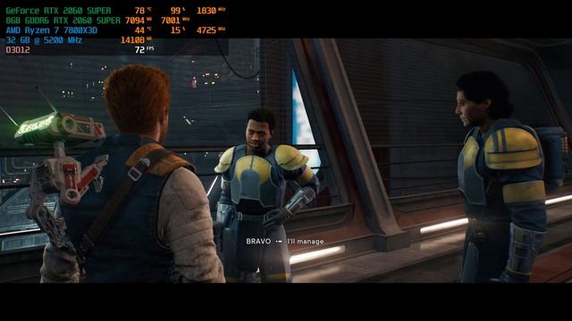 STAR WARS Jedi: Survivor - RTX 2060 SUPER + Ryzen 7 7800X3D смотреть онлайн