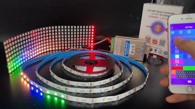 Addressable WS2815 RGB VS SK6812 RGBW, Tested by WiFi TuYa Music Alexa LED Controller смотреть онлайн
