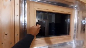 Окно в бане.