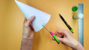 ? Как ПРОСТО сделать объёмный КОНУС из бумаги А4 своими руками