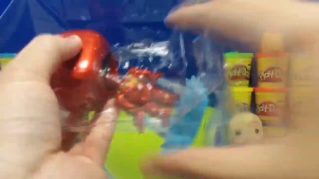 Surprise Egg Play Doh GIANT IRON MAN - Avengers Toys Funko Ultron Minecraft Spongebob #72 смотреть онлайн