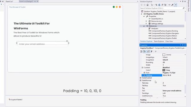 The Free Ultimate UI Design Tool for Windows Forms - Part 2 | C# Tutorial смотреть онлайн