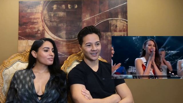 CATRIONA GRAY MISS UNIVERSE 2018!! (Couple Reacts) смотреть онлайн