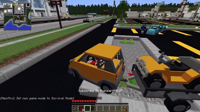 JE DEVIENS UN CHAUFFEUR UBER DANS MINECRAFT ! смотреть онлайн