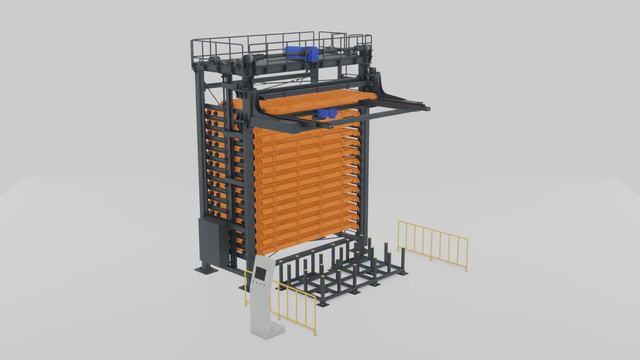 Вертикальная автоматическая башня для хранения металла смотреть онлайн