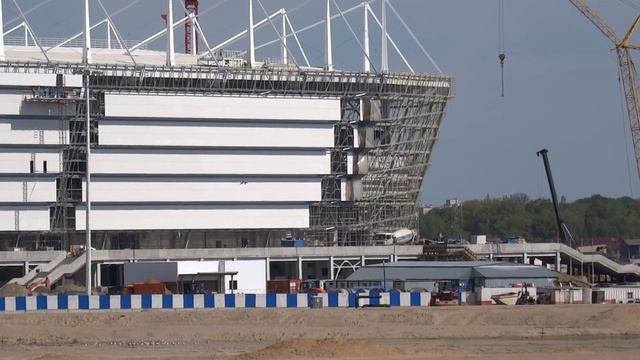 Замечательный песчаный пляж у стадиона ЧМ 2018 в Калининграде