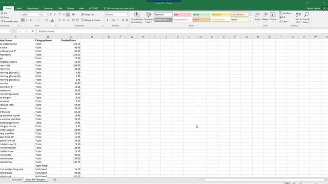 Excel Objective 4.1 Practice Tasks смотреть онлайн