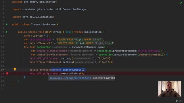 JDBC Аdvanced 3.Транзакции