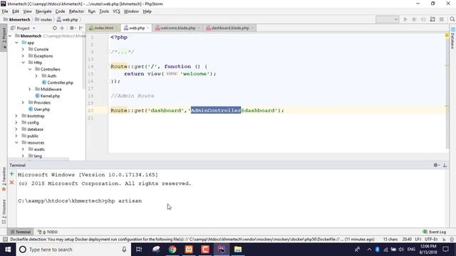 How to use admin page (backend) AdminLTE-2.4.5 in laravel 5.7 ,#laravel khmer смотреть онлайн