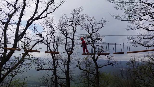 Адыгея 2015, Даховская, веревочный парк смотреть онлайн